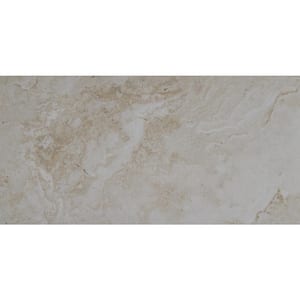 Romagna Almond 12 in. x 24 in. Polished Porcelain Floor and Wall Tile (16 sq. ft./Case)