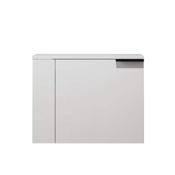 24 in. Bath Vanity Cabinet without Top in White Oak Unassembled