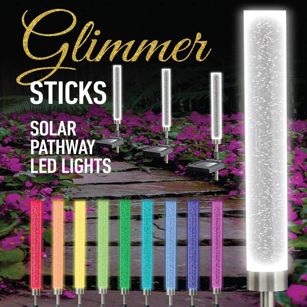 Color Changing Solar Powered LED Pathway Light Pack