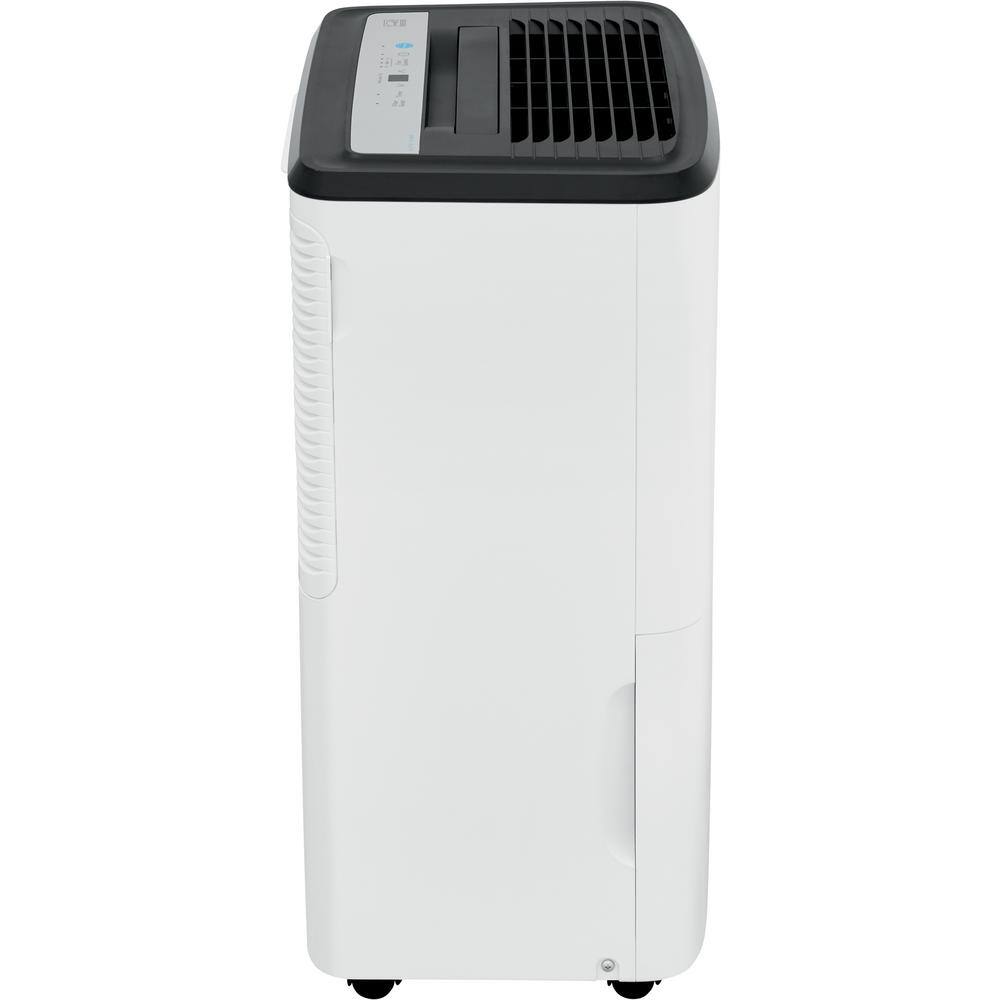 Frigidaire 50-Pint White Dehumidifier with Built-In Pump