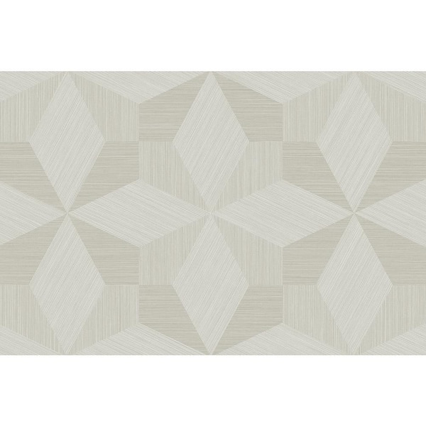 Seabrook Designs 60.75 sq. ft. Coconut Turku Embossed Vinyl Unpasted Wallpaper Roll