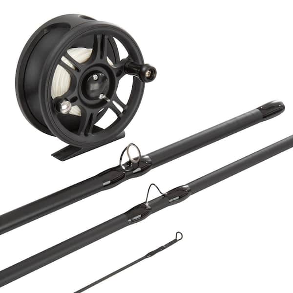 Wakeman Charter Series Fly Fishing Combo with Carry Bag, Black, Size: 35 inch Wakeman Charter Series Fly Fishing Combo with Carry Bag, Black, Size: 35 inch