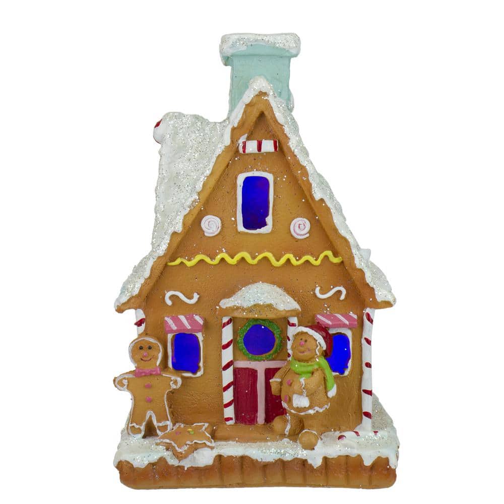 Northlight 8.5 in. LED Lighted Gingerbread House Christmas Figure 33534877  The Home Depot