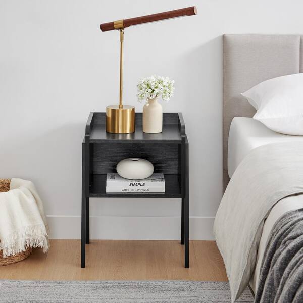 DANYA B Kazuyo 16.5 in. X 13.875 in. Mid-Century Modern Black