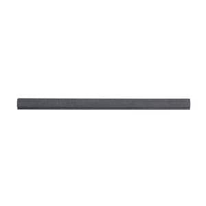 Basalt Gray 0.75 in. x 12 in. Honed Basalt Wall Pencil Tile (1 Linear Foot)