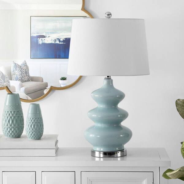 desk lamp duck egg blue