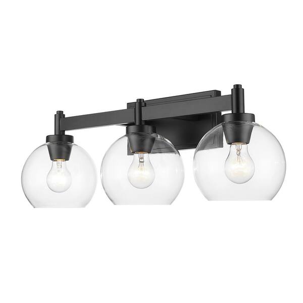 Golden Lighting Holden 16-in Black Transitional Semi-flush Mount Light