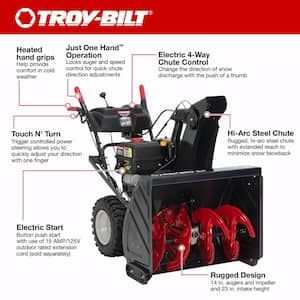 Arctic Storm 30 in. 357cc Two-Stage Electric Start Gas Snow Blower with Power Steering and Electric 4-Way Chute Control