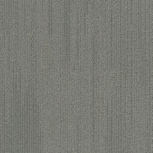 24 in. x 24 in. Textured Loop Carpet - Elite -Color Egret