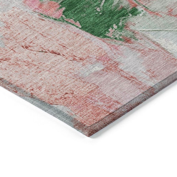Chantille Machine Washable Indoor/Outdoor Abstract ACN1914 Blush 3 ft. x 5 ft. Accent Rug
