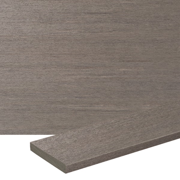 Advanced PVC Vintage 2 in. x 6 in. x 16 ft. MAX Square Coastline PVC Deck Board(Actual: 1 1/2 in. x 5 1/2 in. x 16 ft. )