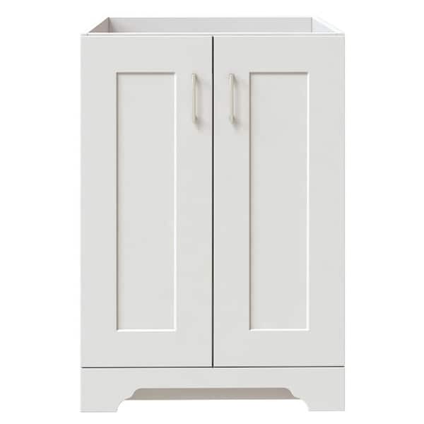 Home Decorators Collection Hawthorne 24 in. W x 21.75 in. D x 34 in. H Bath Vanity Cabinet without Top in Linen White