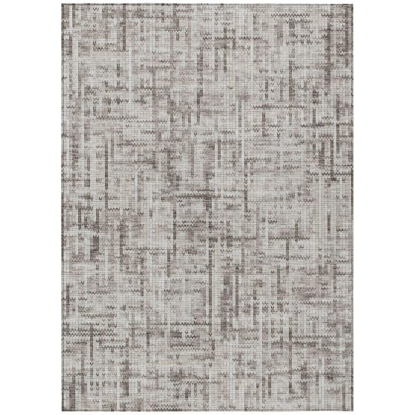 Addison Rugs Chantille Machine Washable Indoor/Outdoor Abstract ACN2130 Taupe 5 ft. x 7 ft. 6 in. Area Rug