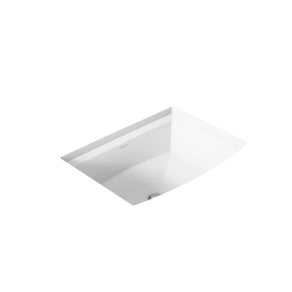 Archer 19.9 in. x 15.32 in. Undermount Bathroom Sink in White Vitreous China