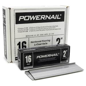 2 in. 16-Gauge Powercleats Hardwood Flooring Nails 5000 per Box