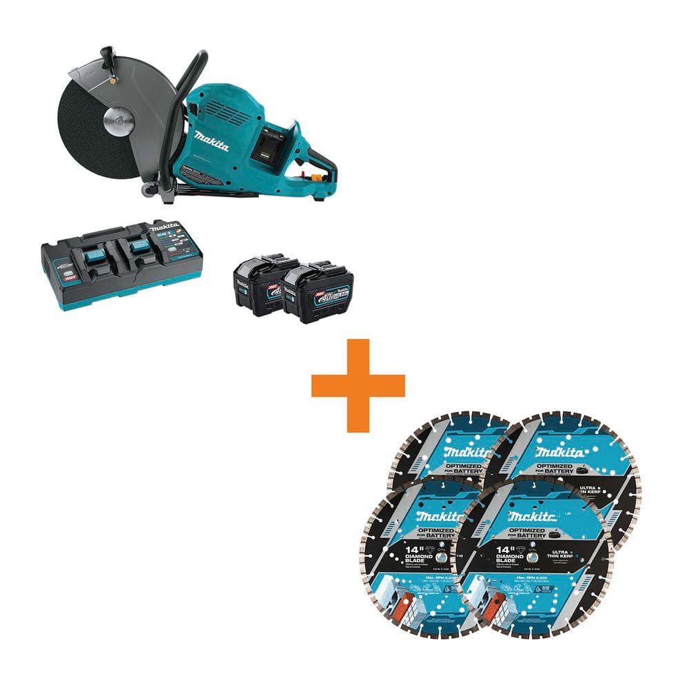 80V max (40V max X2) XGT Brushless Cordless 14 in. Power Cutter Kit (8.0Ah) w/ 14 in. Thin Kerf Diamond Blade, Segmented price history on PriceWatchPro