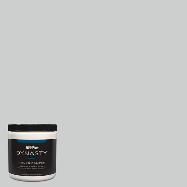 BEHR DYNASTY 8 oz. 760E2 Manhattan Mist Satin Enamel StainBlocking