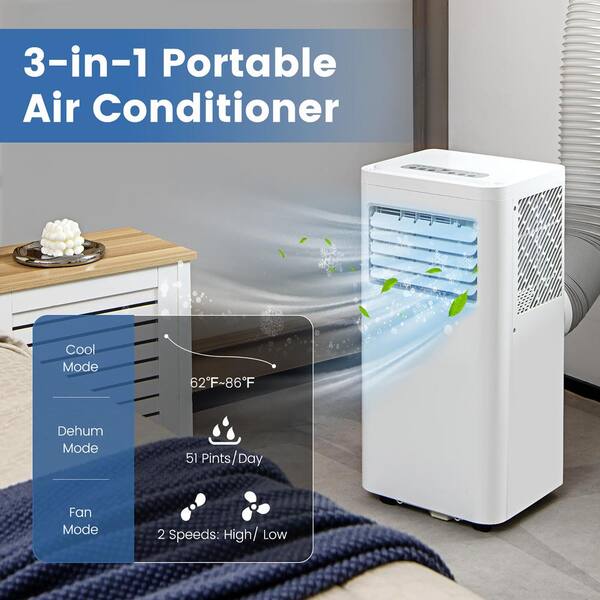 Costway 6,000 (DOE) BTU Portable Air Conditioner Cools 250