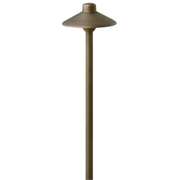 Hinkley Lighting Low-Voltage 20-Watt Matte Bronze Hardy Island Standard Cast Brass Path Light