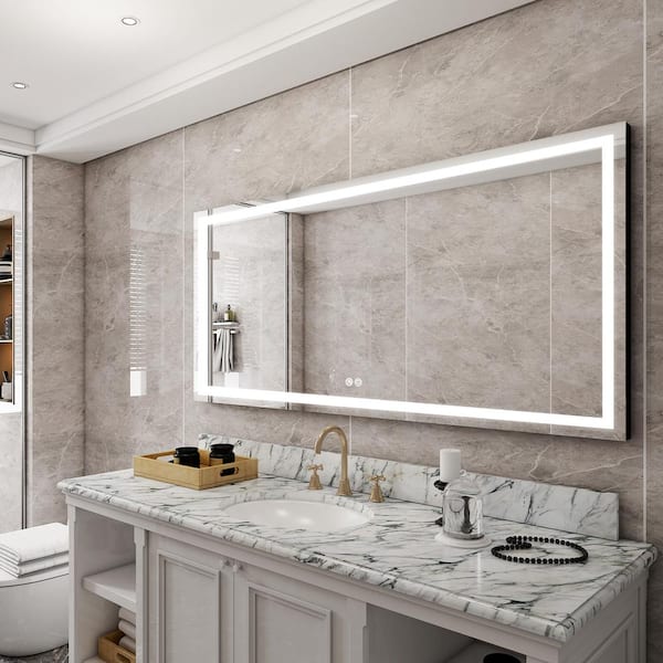 Side-Lighted LED Bathroom Vanity Mirror: 36 x 36 - Round