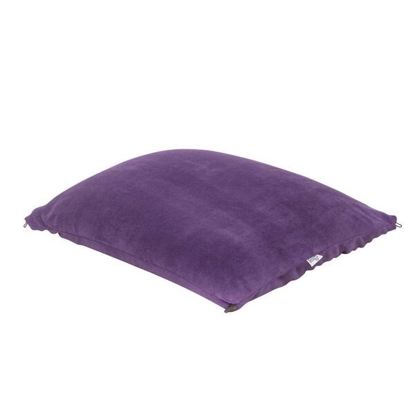 purple floor pillow