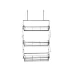 Over the Door Platinum Steel Pull Out Organizer