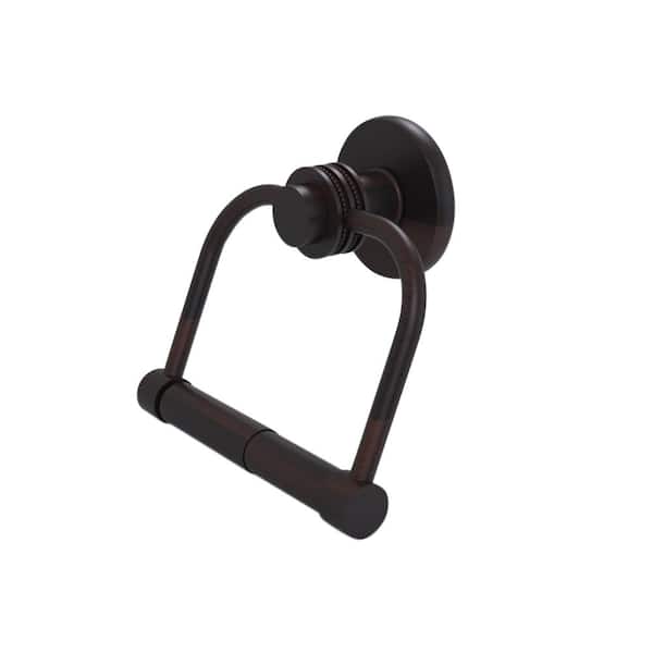 Allied Brass Mercury Collection Single Post Toilet Paper Holder with Dotted Accents in Venetian Bronze