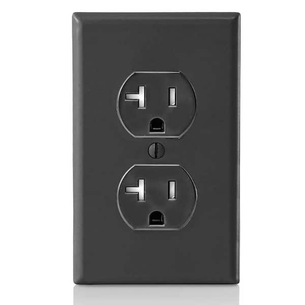20 amp - Black - Outlets - The Home Depot