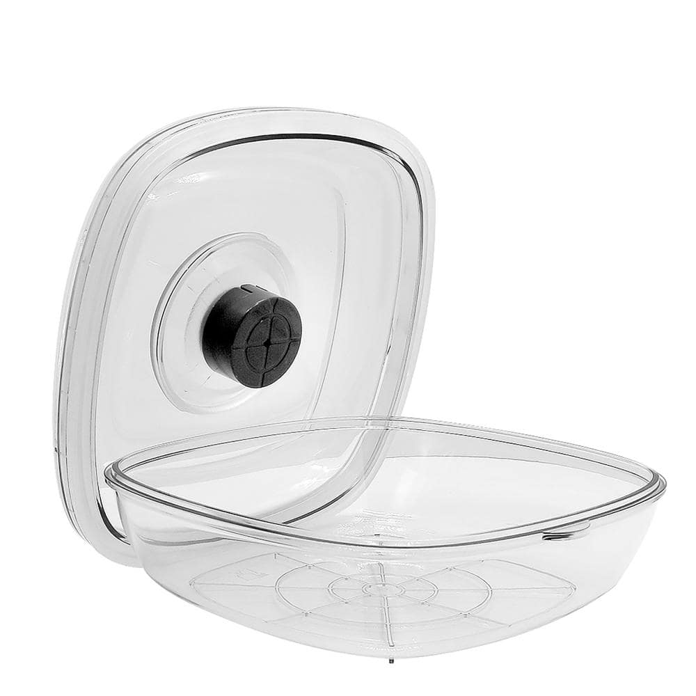 White Kitchen Air Vacuum Sealer Container - Air Sealing Food Canister Accessory (1+ Liter) price history on PriceWatchPro