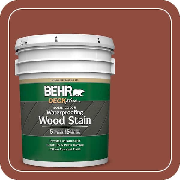 5 gal. #SC-330 Redwood Solid Waterproofing Exterior Wood Stain
