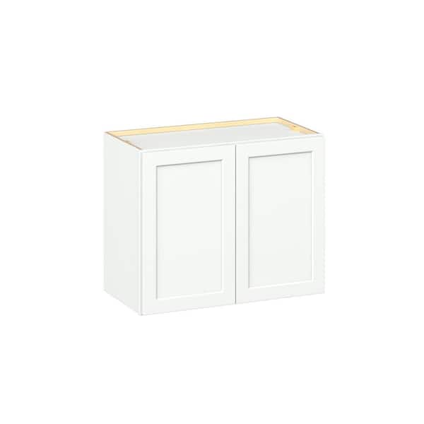 Emerson Pure White Wall Bridge 2 door Ready to Assemble Kitchen Cabinet (30 in. W x 24 in. H x 15 in. D)