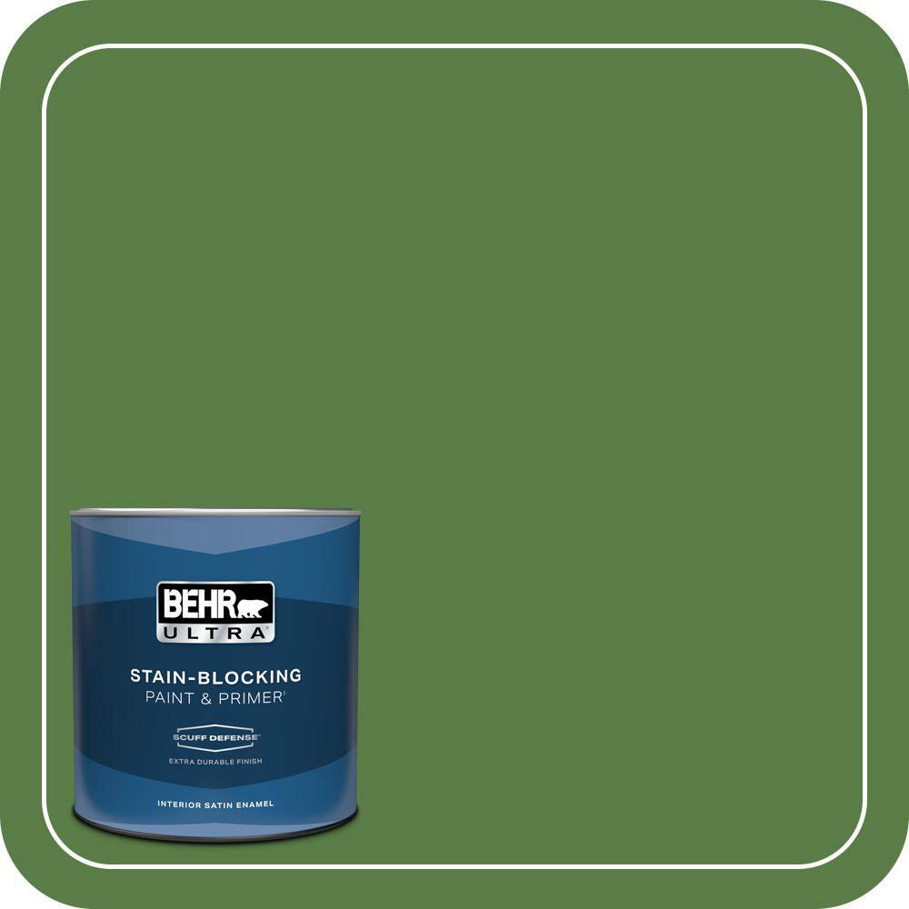 1 qt. #S-H-430 Mossy Green Extra Durable Satin Enamel Interior Paint & Primer price history on PriceWatchPro