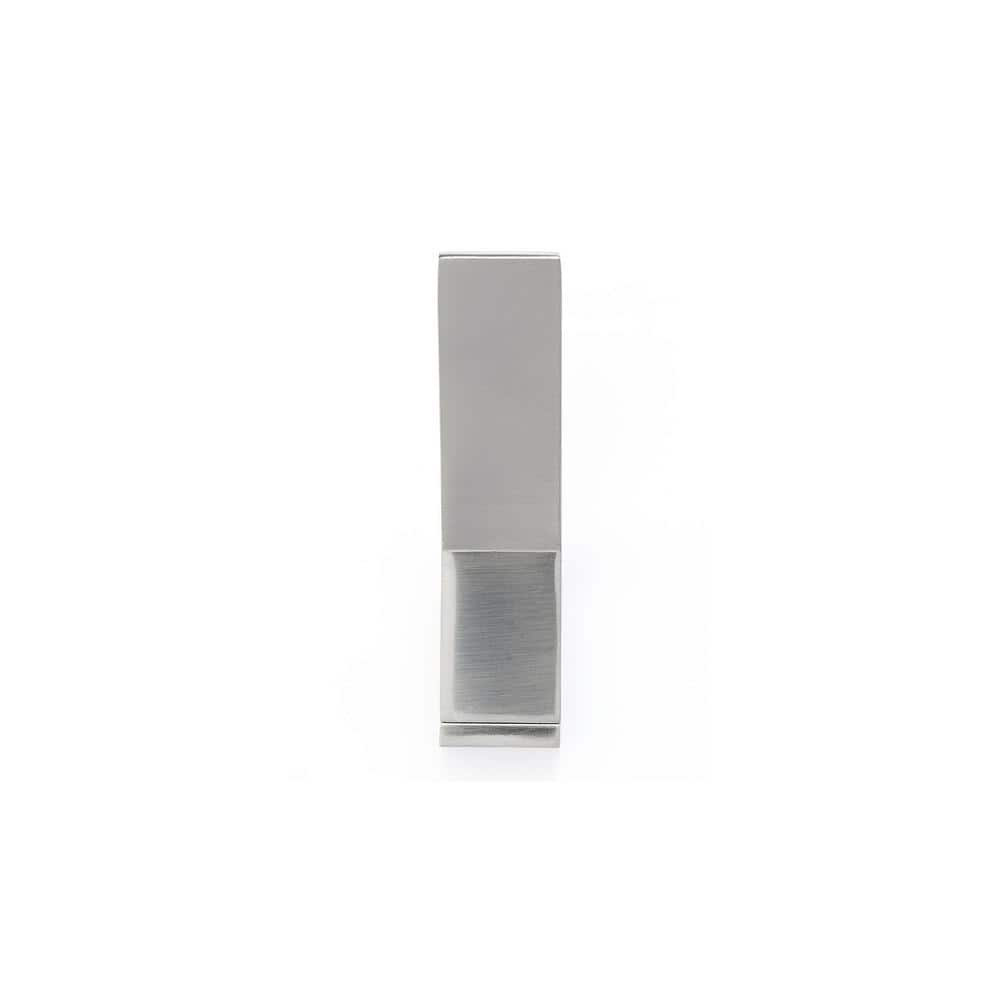 Brushed Nickel Contemporary Wall Mount Metal Hook