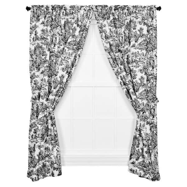 Ellis Curtain Victoria Park Toile 68-Inch-by-54 Inch Tailored Panel Pair with... 