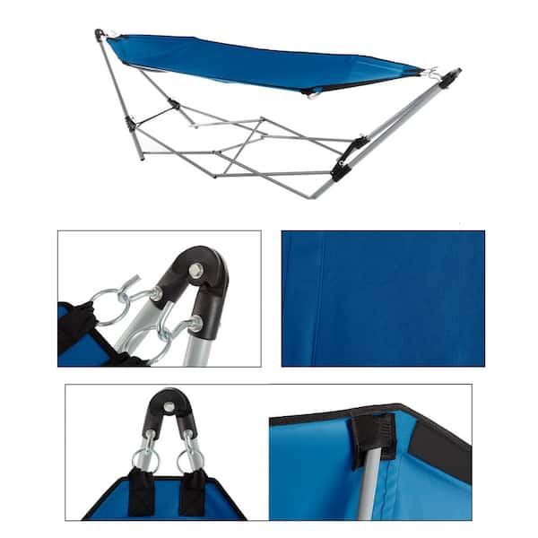Pure Garden 7.8 ft. Portable Free Standing Hammock with