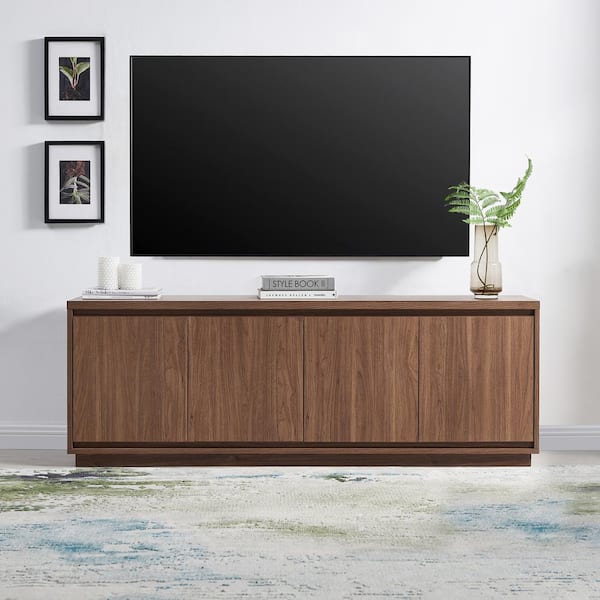 家具・インテリア sony sport Meyer&Cross Presque 68 in. Satin Walnut TV Stand Fits TV's up to