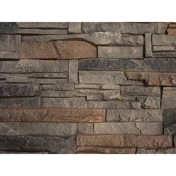 Stacked Stone Kenai 12 in. x 42 in. Faux Stone Siding Panel