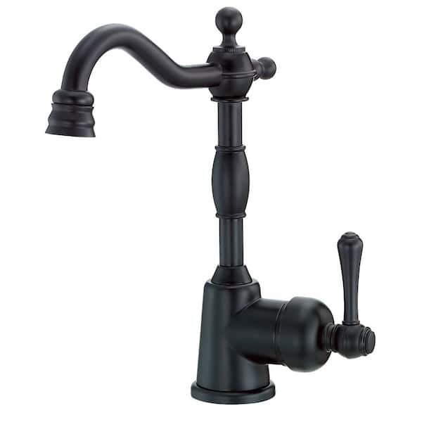 Danze Opulence Single-Handle Bar Faucet with Side Mount Handle in Satin Black