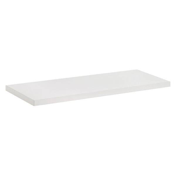 Dolle 32 in. x 3/4 in. x 10 in. Lite Shelf in White 55060 - The Home Depot