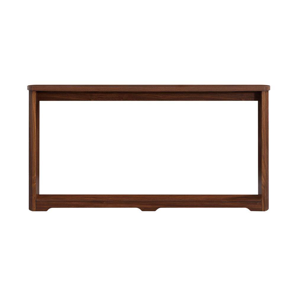 Walnut MDF Rectangular Outdoor Accent Table for Entryways and Behind Sofa price history on PriceWatchPro
