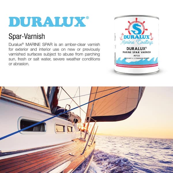 Rustoleum Marine Coatings Spar Varnish Gloss Clear Oilbased Marine