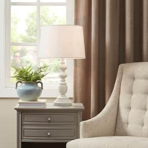 Astoria 26 in. White Resin Buffet Table Lamp