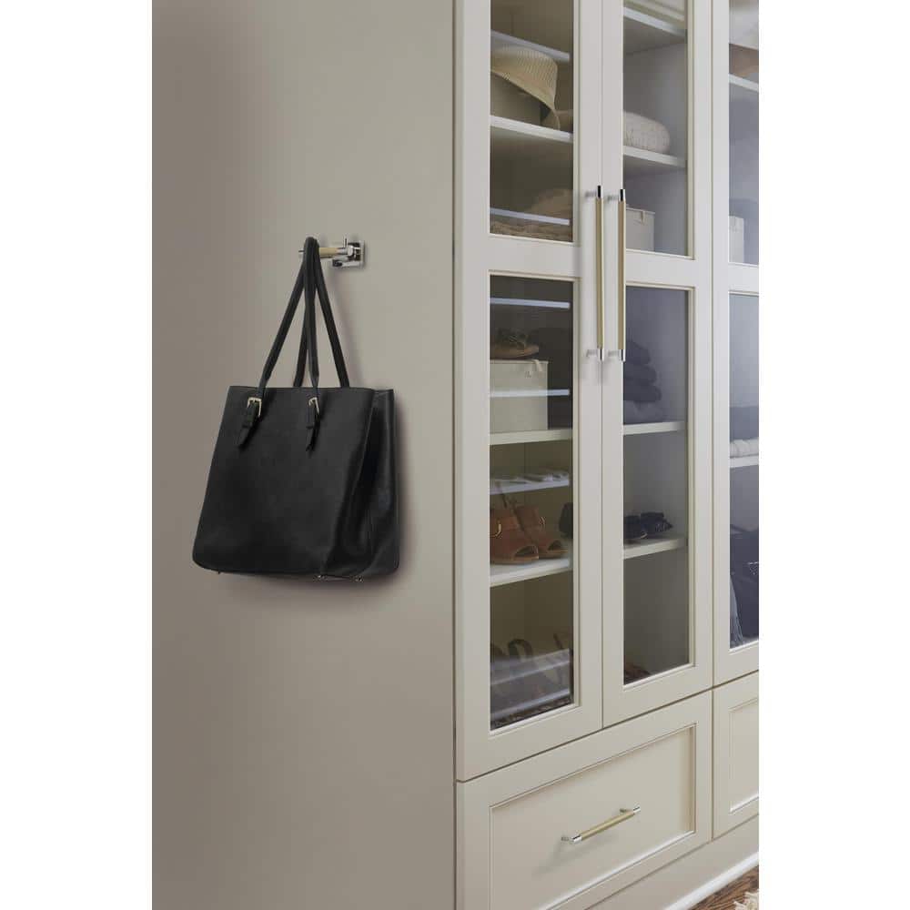 Polished Nickel and Golden Champagne Cabinet Bar Pull