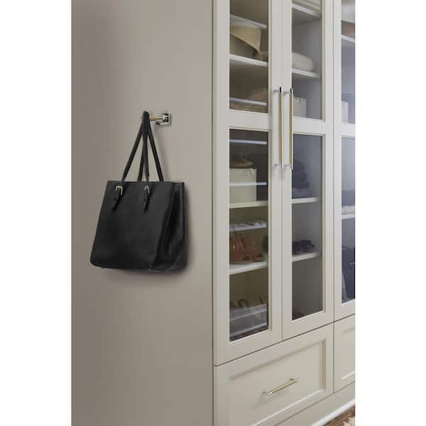 Esquire 8 in. (203mm) Modern Polished Nickel/Golden Champagne Bar Cabinet Pull