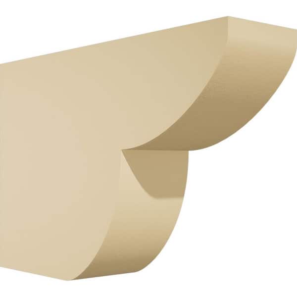 Ekena Millwork Standard Crestline 3 in. W x 8 in. H x 12 in. D Signature Urethane Rafter Tail Outlooker