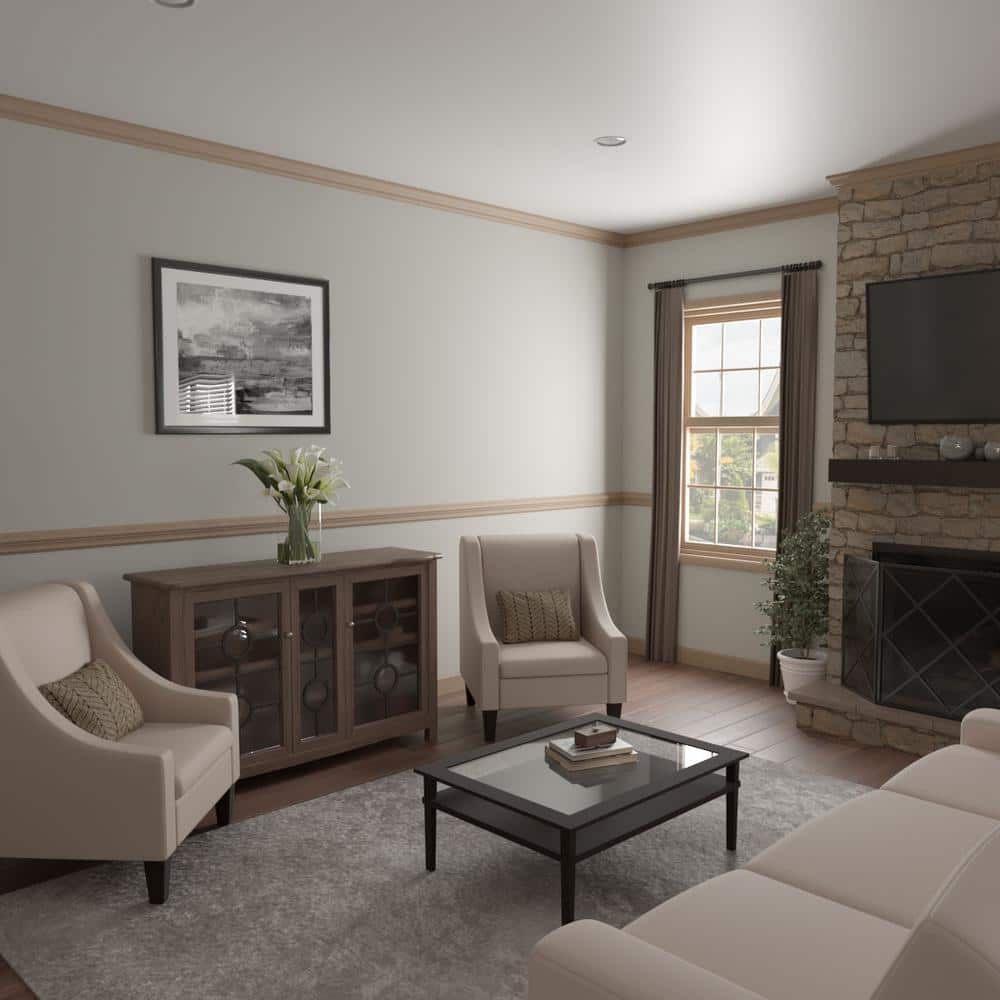 Alder Solid Wood Crown Moulding 96" Length