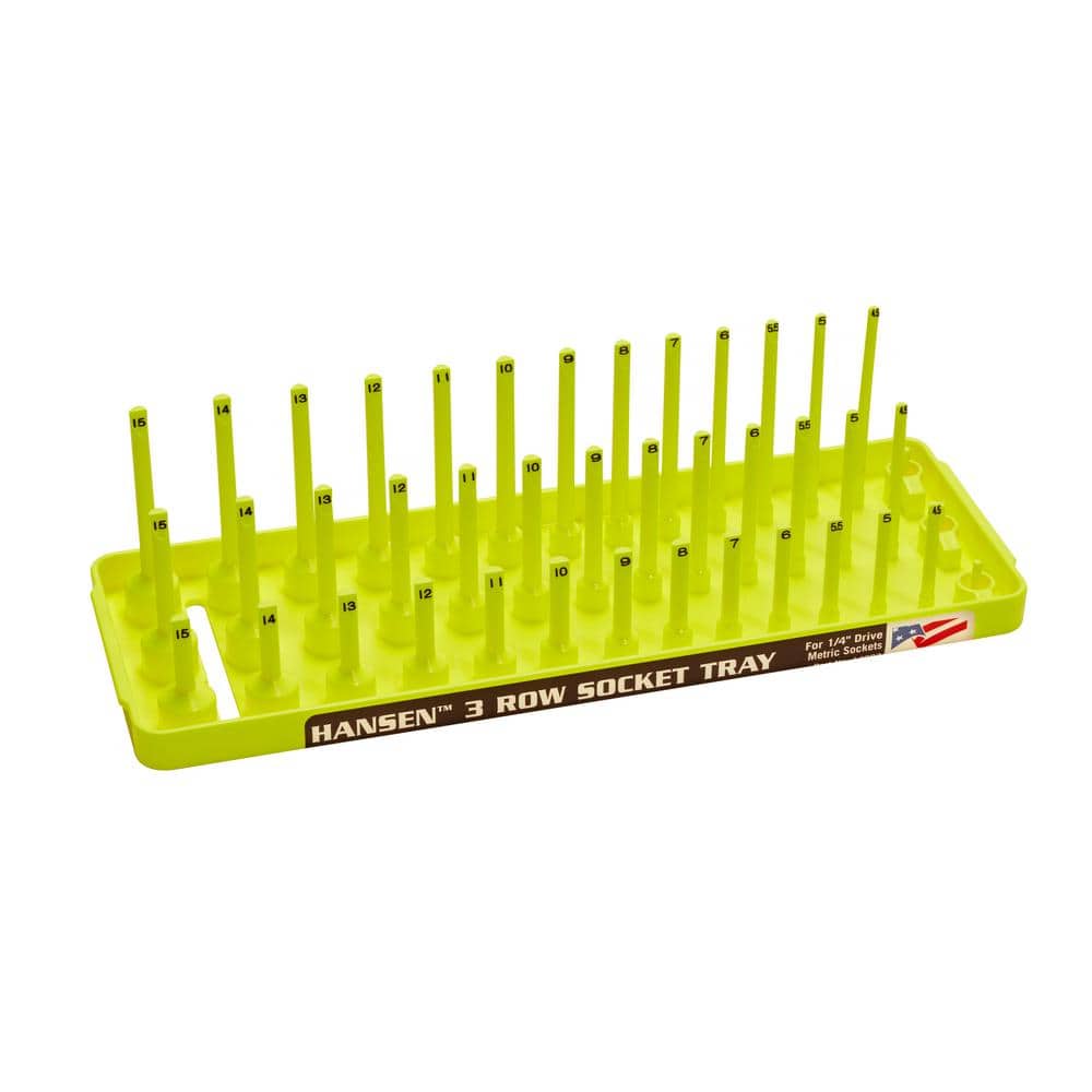 Metric Semi-Deep Deep Socket Holder in Hi-Viz Yellow 1/4 in. Drive price history on PriceWatchPro