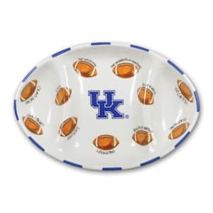 Kentucky Ceramic Football Tailgating Platter