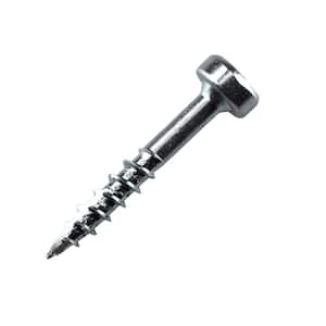 1 in. Internal Square Coarse Zinc-Plated Steel Square-Head Square Pocket Hole Screws (100-Pack)