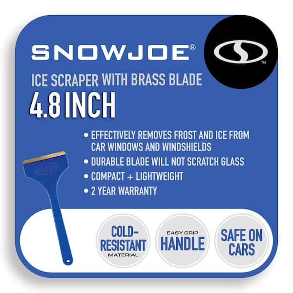 Snow Joe Edge Ice Scraper with Brass Blade